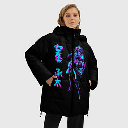 Куртка зимняя женская Jotaro Kujo, Jojo, цвет: 3D-красный — фото 2