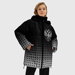 Куртка зимняя женская Герб, цвет: 3D-светло-серый — фото 2