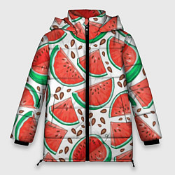 Куртка зимняя женская Арбуз, цвет: 3D-красный