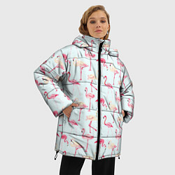 Куртка зимняя женская Фламинго, цвет: 3D-черный — фото 2