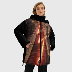 Куртка зимняя женская The Flash, цвет: 3D-красный — фото 2