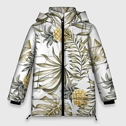 Куртка зимняя женская Тропики хаки, цвет: 3D-светло-серый