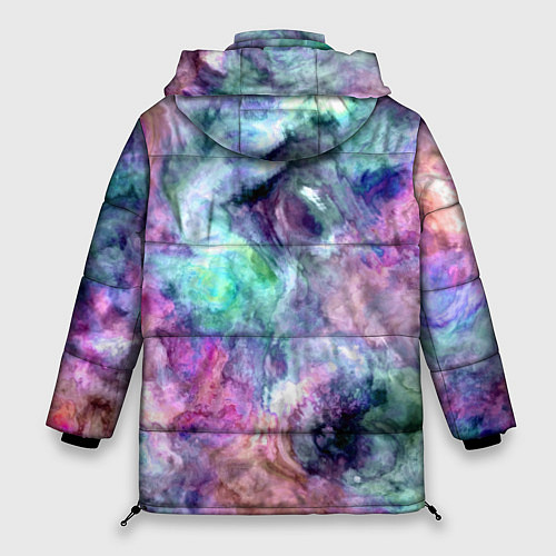 Женская зимняя куртка Color splashes / 3D-Черный – фото 2