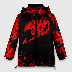 Куртка зимняя женская Fairy Tail 3, цвет: 3D-красный