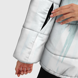 Куртка зимняя женская Арт абстракция, цвет: 3D-черный — фото 2