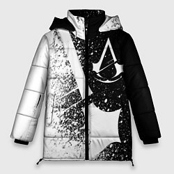 Куртка зимняя женская Assassin’s Creed 03, цвет: 3D-светло-серый