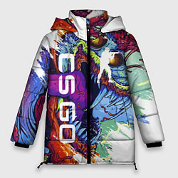 Куртка зимняя женская CS GO, цвет: 3D-красный