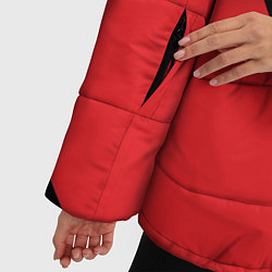 Куртка зимняя женская БАШНЯ БОГА, цвет: 3D-красный — фото 2