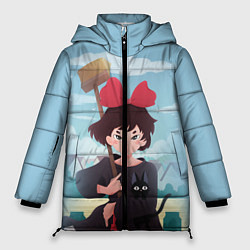 Куртка зимняя женская Ведьмина служба доставки, цвет: 3D-черный