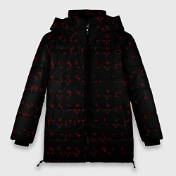 Куртка зимняя женская Предатор Алфавит Z, цвет: 3D-черный