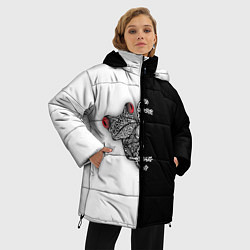 Куртка зимняя женская Лягуха, цвет: 3D-светло-серый — фото 2