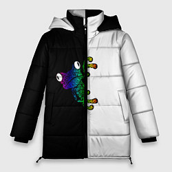 Куртка зимняя женская Лягуха, цвет: 3D-черный