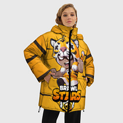 Куртка зимняя женская НИТА БРАВЛ СТАРС, цвет: 3D-светло-серый — фото 2