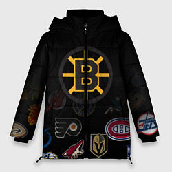 Куртка зимняя женская NHL Boston Bruins Z, цвет: 3D-красный