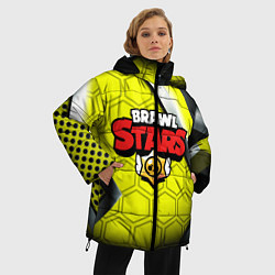 Куртка зимняя женская Фан мерч Brawl Stars, цвет: 3D-черный — фото 2
