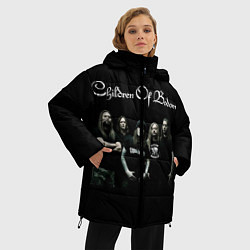 Куртка зимняя женская Children of Bodom 3, цвет: 3D-красный — фото 2