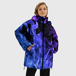 Куртка зимняя женская ОГОНЬ, цвет: 3D-светло-серый — фото 2