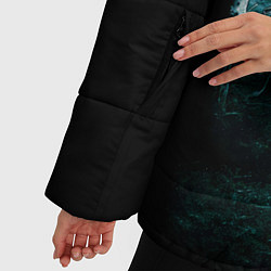 Куртка зимняя женская Children of Bodom 14, цвет: 3D-светло-серый — фото 2