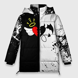 Куртка зимняя женская Добро и зло, Payton Moormeier, цвет: 3D-черный