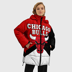 Куртка зимняя женская CHICAGO BULLS, цвет: 3D-черный — фото 2