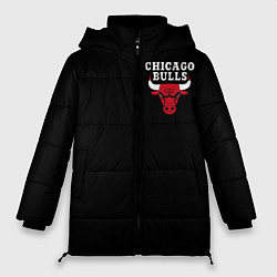 Куртка зимняя женская CHICAGO BULLS, цвет: 3D-красный