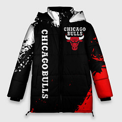 Куртка зимняя женская CHICAGO BULLS, цвет: 3D-черный
