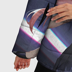 Куртка зимняя женская ЛЮБИМАЯ В МАСКЕ, цвет: 3D-светло-серый — фото 2