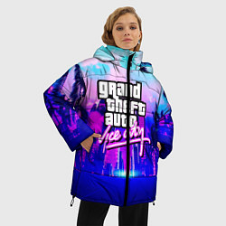 Куртка зимняя женская GTA REMASTER, цвет: 3D-черный — фото 2