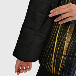 Куртка зимняя женская Cells at Work Inner Cosmos, цвет: 3D-черный — фото 2