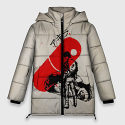 Куртка зимняя женская Ink, цвет: 3D-красный