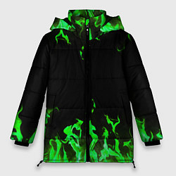 Куртка зимняя женская GREEN FIRE ОГОНЬ, цвет: 3D-черный