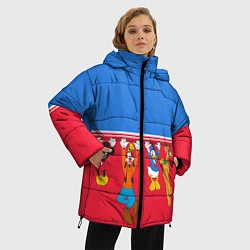 Куртка зимняя женская Диснеевские друзья, цвет: 3D-черный — фото 2