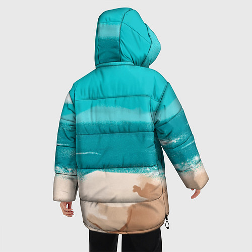 Женская зимняя куртка Медвежонок серфер / 3D-Светло-серый – фото 4