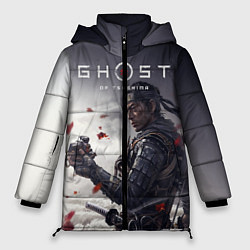 Куртка зимняя женская Ghost of Tsushima, цвет: 3D-красный