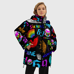 Куртка зимняя женская 6IX9INE, цвет: 3D-светло-серый — фото 2