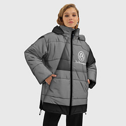 Куртка зимняя женская VOLKSWAGEN, цвет: 3D-светло-серый — фото 2