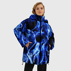 Куртка зимняя женская ДЫМ, цвет: 3D-светло-серый — фото 2