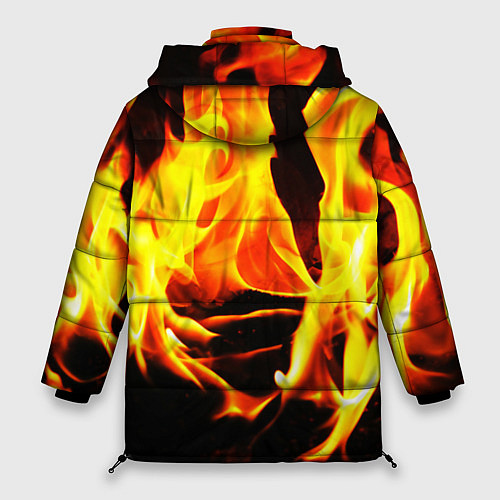 Женская зимняя куртка В ОГНЕ / 3D-Черный – фото 2