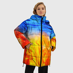 Куртка зимняя женская ЛЕД И ПЛАМЯ, цвет: 3D-красный — фото 2