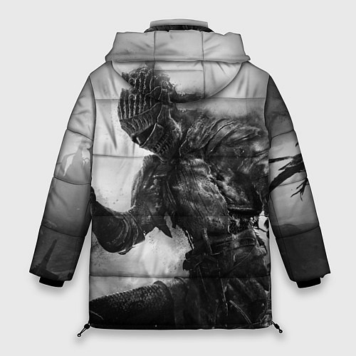 Женская зимняя куртка DARK SOULS / 3D-Черный – фото 2