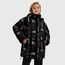 Куртка зимняя женская Mulan Black Pattern, цвет: 3D-черный — фото 2