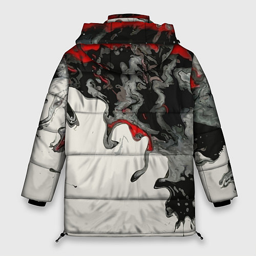 Женская зимняя куртка Abstraction / 3D-Черный – фото 2
