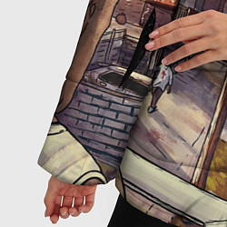 Куртка зимняя женская GTA San Andreas, цвет: 3D-черный — фото 2