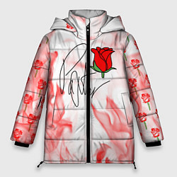 Куртка зимняя женская PYTN X ROSE, цвет: 3D-черный