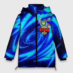 Куртка зимняя женская БРАВЛ СТАРС НАНИ, цвет: 3D-черный