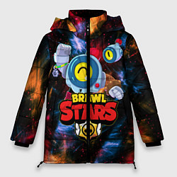 Куртка зимняя женская BRAWL STARS NANI SPACE, цвет: 3D-черный