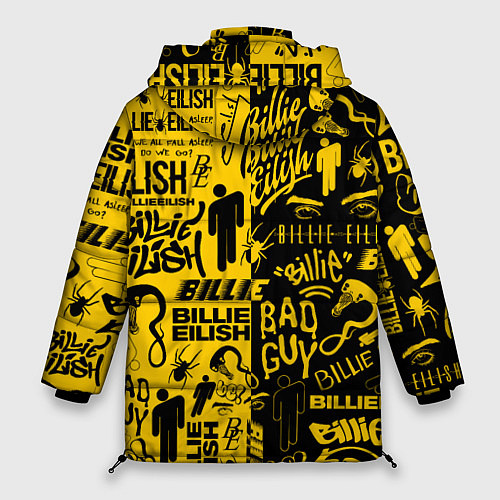 Женская зимняя куртка BILLIE EILISH БИЛЛИ АЙЛИШ / 3D-Черный – фото 2