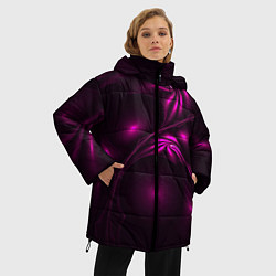 Куртка зимняя женская Lullaby Pink, цвет: 3D-черный — фото 2