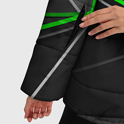 Куртка зимняя женская 3D полигон, цвет: 3D-светло-серый — фото 2