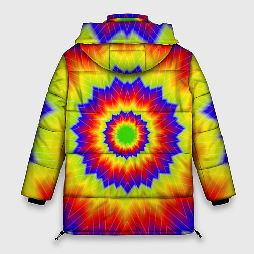 Женская зимняя куртка Tie-Dye / 3D-Красный – фото 2